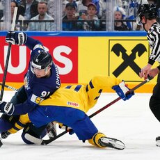 Suomijos – Švedijos rungtynių akimirka | IIHF nuotr. 19