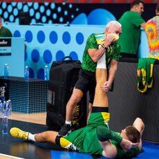 Lietuvos rinktinės treniruotė | Skirmanto Lisausko/BNS Foto nuotr. 32
