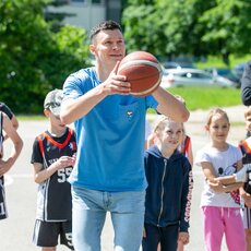 Žygimantas Janavičius apsilankė SKM stovykloje | Sauliaus Čirbos nuotr. 8