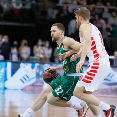 „Žalgiris“ – „Olympiacos“ rungtynių akimirka | Eriko Ovčarenko / BNS foto nuotr. 14