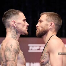 Vasilijaus Lomačenkos ir George‘o Kambosos svėrimų procedūra | Organizatorių nuotr. 11