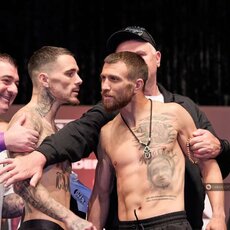 Vasilijaus Lomačenkos ir George‘o Kambosos svėrimų procedūra | Organizatorių nuotr. 4