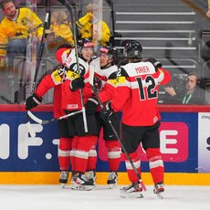 Austrija – Prancūzija rungtynių akimirka | IIHF nuotr. 7
