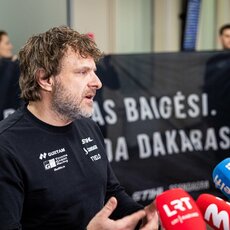 Benediktas Vanagas sugrįžo į Lietuvą | Pauliaus Peleckio / BNS foto nuotr. 14