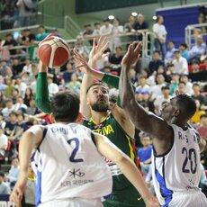 Lietuva – Pietų Korėja rungtynių akimirka | krepsinionamai.lt nuotr. 45