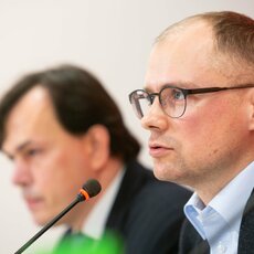 „Sūduvos“ spaudos konferencija | Žygimanto Gedvilos / BNS foto nuotr. 8