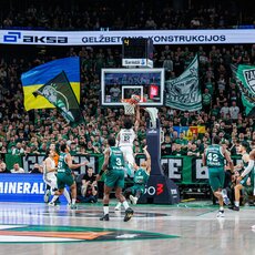 „Žalgiris“ – „Paris“ rungtynių akimirka | Eriko Ovčarenko / BNS foto nuotr. 47