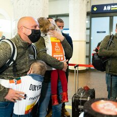 Vilniaus oro uoste sutikti Dakaro dalyviai | BNS nuotr. 15