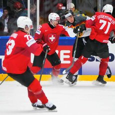 Šveicarija – Vokietija rungtynių akimirka | IIHF nuotr. 28