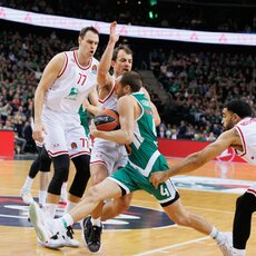 „Žalgiris“ – „AX Armani“ rungtynių akimirka | Eriko Ovčarenko / BNS foto nuotr. 21