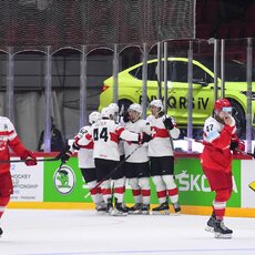 Danija – Šveicarija rungtynių akimirka | IIHF nuotr. 17