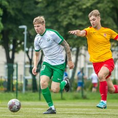 Lietuvos mažojo futbolo čempionato rungtynių akimirka (2023-07-01) | Evaldo Šemioto nuotr. 8