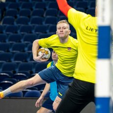Lietuvos rankinio rinktinės treniruotė | rankinis.lt nuotr. 2