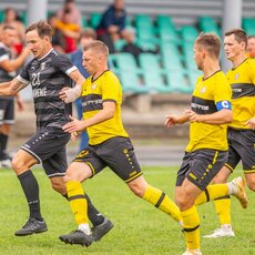 Lietuvos mažojo futbolo čempionato rungtynių akimirka (2023-08-26, Naujoji Akmenė) | Evaldo Šemioto nuotr. 3