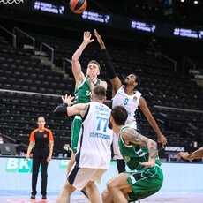 „Žalgiris“ – „Zenit“ rungtynių akimirka | Eriko Ovčarenko / BNS foto nuotr. 3