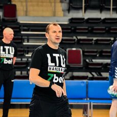 Lietuvos vyrų rankinio rinktinės treniruotė | rankinis.lt nuotr. 15