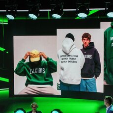 „Žalgirio“ logotipo pristatymas | BNS nuotr. 6