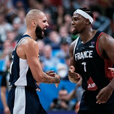 Prancūzija – Ispanija rungtynių akimirka | FIBA nuotr. 14