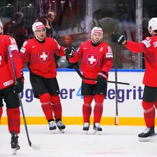 Šveicarija – Vokietija rungtynių akimirka | IIHF nuotr. 16