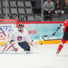 Austrija – Prancūzija rungtynių akimirka | IIHF nuotr. 20