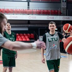 Lietuvos rinktinės treniruotė | BNS nuotr. 8
