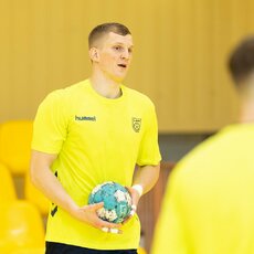 Lietuvos rankinio rinktinės treniruotė | Sauliaus Čirbos nuotr. 12