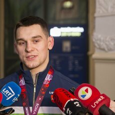 Kristupas Šleiva grįžo su Europos imtynių čempionato medaliu | Roko Lukoševičiaus/BNS Foto nuotr. 21