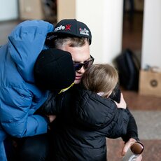 Sergejaus Maslobojevo pasitikimas | Luko Balandžio / BNS foto nuotr. 24