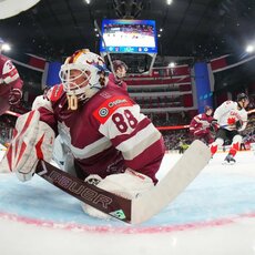 Latvija – Kanada rungtynių akimirka | IIHF nuotr. 6