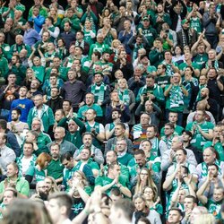 Žinomi žmonės ir sirgaliai „Žalgirio“ rungtynėse su „Barcelona“ | Roko Lukoševičiaus/BNS Foto nuotr. 6