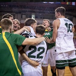 Lietuva – Prancūzija rungtynių akimirka  | Allos Fedorčenko ir Manto Stankevičiaus nuotr. 3