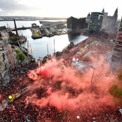 „Liverpool“ gerbėjai pasitiko Čempionų lygos laimėtojus | Scanpix nuotr. 4