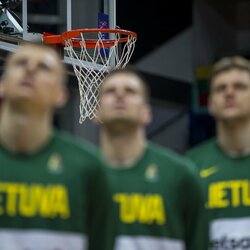 Lietuvių ir čekų rungtynės | Roko Lukoševičiaus/BNS Foto nuotr. 1