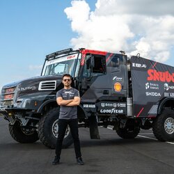 Vaidotas Žala sės prie sunkvežimių vairo | Organizatorių nuotr. 3