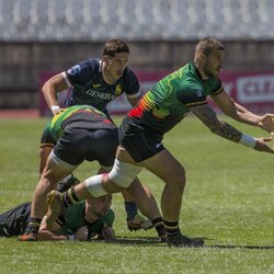 Lietuvos regbio-7 rinktinė Europos čempionate | Organizatorių nuotr. 2