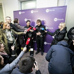 Benediktas Vanagas su komanda po 2020 m. Dakaro sugrįžo į Lietuvą | BNS/Arno Strumilos nuotr. 5
