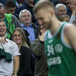 Fanai „Žalgirio“ rungtynėse su „Rytu“ | Roko Lukoševičiaus/BNS Foto nuotr. 1