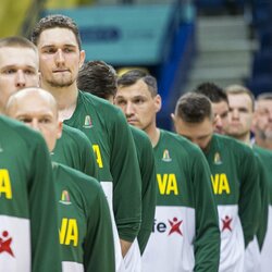 Lietuvių ir belgų rungtynės | Roko Lukoševičiaus/BNS Foto nuotr. 5