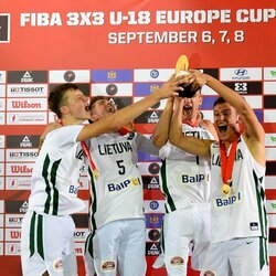 Lietuvos jaunių 3x3 krepšinio rinktinė Europos čempionate | FIBA nuotr. 6