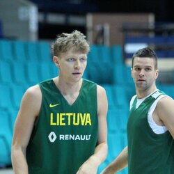 Lietuvos krepšinio rinktinės treniruotė | krepsinionamai.lt nuotr. 3