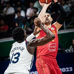 JAV - Juodkalnija rungtynių akimirka | FIBA nuotr. 5