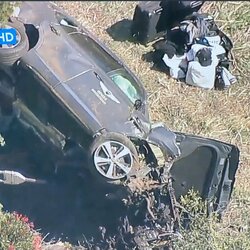 Tigerio Woodso avarija | Scanpix nuotr. 3