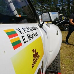 Vaidoto Paškevičiaus ir Edmundo Mockaus ekipažas | Organizatorių nuotr. 1