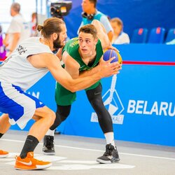 Lietuvos 3x3 krepšinio rinktinė Europos žaidynėse | Kipro Štreimikio nuotr. 4