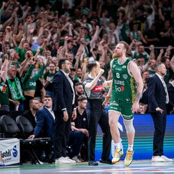 „Žalgirio“ LKL titulo šventimo akimirkos | Roko Lukoševičiaus/LKL nuotr. 3