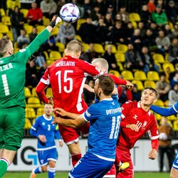 Lietuva – Farerų salos rungtynių akimirka l Irmanto Gelūno/BNS Foto nuotr. 2