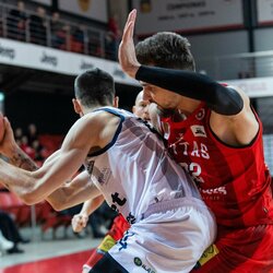 „Rytas“ – „CBet“ rungtynių akimirka  | Allos Fedorčenko ir Manto Stankevičiaus nuotr. 1