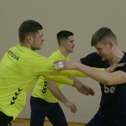 Lietuvos rankinio rinktinės treniruotė | rankinis.lt nuotr. 3