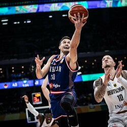 Serbija - Vokietija rungtynių akimirka | FIBA nuotr. 5