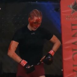 Kayla Harrison prieš Courtney King | Youtube.com nuotr. 3